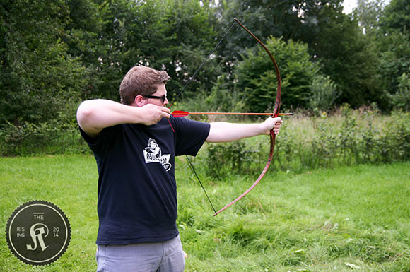 Denis with bow